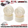 Spare Part LC Racing C8054 25mm 18 Spokes White Wheels PTG-2 PTG-2R