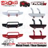 Upgrade Part Metal Front Rear Bumper for 1/18 RC Crawler Traxxas TRX4M