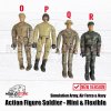 Action Figure - 1 Pcs Simulation Mini Army Soldier Flexible Rc MN WPL