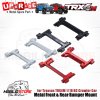 Upgrade Parts - Metal Front Rear Bumper Mounts for 1/18 Traxxas TRX4M