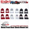 Upgrade Part Metal Shock Mount Set for 1/18 RC Crawler Traxxas TRX4-M