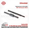 Spare Part Input and Output Shafts #8292 for 2-Speed Traxxas TRX4