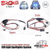 LED Light Spotlights System for TRX4M 1/18 RC Crawler Car Upgrade Part