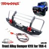 Front Bumper KYX Metal Alloy RC Traxxas TRX4 Aluminum CNC Realistic