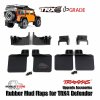 Mud Flaps Rubber Fender Accessories Part Upgrade for RC Traxxas TRX4