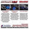 Traxxas Stampede 1/10 Scale 4X4 Brushless Monster Truck Fully-Assembled Waterproof RTR