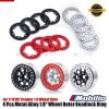 4 Pcs Metal Alloy 1.9" Wheel Outer Beadlock Ring for 1/10 RC Crawler