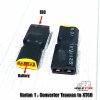 Converter Connector Traxxas to XT60 T Dean Konverter ESC Battery Lipo