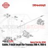 Traxxas 8284 Rear T-Lock Cable Vehicle for TRX-4 and TRX-6 models