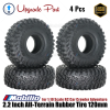 Upgrade Part 2.2 Inch All-Terrain Rubber Tire 120mm for 1:10 Scale RC Car Crawler Adventure