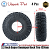 Upgrade Part 2.2 Inch Super Swamper Rock Tire 137mm for 1:10 1:8 Scale RC Car Crawler Adventure