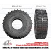 Ban 4 Pcs 1.0 Rubber Super Swamper Mud Tires F060309 for SCX24 TRX4M