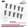 RC4WD M3 Medium Straight Plastic Rod End (20Pcs) Z-S0399
