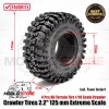 4 Pcs Crawler Tires 2.2 Extreme Scale All Terrain Ban 1/10 Crawler Car