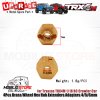 4 Pcs Brass Wheel Hex Hub Extenders Adapters 4/5/6mm for Traxxas TRX4M