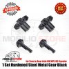Upgrade Part - 1 Set Hardened Steel Metal Gear Black Rc WPL MN Cars