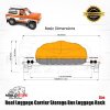 GRC Racing Roof Luggage Carrier Storage Box Luggage Rack RC Crawler