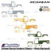 RCDream 324mm Classic Fenders 2 Doors + 1 Only (Opsional) for Body Wilderness Defender