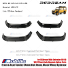 RCDream Front & Rear Fender 24mm Disk Stone Black Wheel Eyebrow for Wild-Defender RD110 WB 324mm Body Upgrade Option Parts