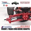 GPM Part #MGG048F/RS 4140 Medium Carbon Steel Front / Rear CVD Drive Shafts with Wheel Hex RC Arrma Granite Typhon Grom Mega