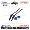 GPM Part #MGG048F/RS 4140 Medium Carbon Steel Front / Rear CVD Drive Shafts with Wheel Hex RC Arrma Granite Typhon Grom Mega