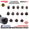 Surpass Hobby Rocket-RC Diamond Red 48DP Metal Pinion Gear 3.175 Bore 13-25T for 1/10 RC Car Brushed Brushless Motor