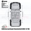 Injora Jeep Wrangler Pickup Body Shell 313 mm Wheelbase