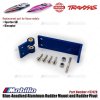 Traxxas Part #5742X Blue-Anodized Aluminum Rudder Mount and Rudder Pivot RC Boot Spartan SR Disruptor