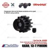 Traxxas Part #6483X 13-tooth pinion gear (1.0 metric pitch) fits 5 mm motor shafts and includes set screw for RC Sledge