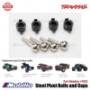Traxxas Part #7033 Steel Pivot Balls and Caps for RC 1/16 E-Revo Slash 4X4 Summit