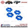 Traxxas Part #7758 Wheel Nuts Splined 17mm Serrated Blue-anodized 4 Pcs for E-Revo Sledge X-Maxx XRT