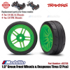 Traxxas Part #8373G 1.9" Green Front Wheels & Response Tires 2 Pcs for RC 4-Tec 2.0 Chassis