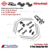 Traxxas Part #8398 4-Tec Sway Bar Kit for RC 4-Tec 2.0 Chassis 4-Tec 3.0 Toyota Supra