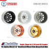 Velg 10-Spoke Metal 1.9" Beadlock Wheel Rim Deep Dish Hub for 1/10 Scale RC Crawler