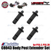 Spare Part LC Racing C8043 Body Post Extender Set for RC PTG-2 PTG-2R