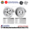 Upgrade 1.9" CNC Alloy Hub Beadlock Wheels Rims 4 Pcs Classic Defender Rostyle for RC Car 1/10 Crawler
