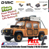 D1RC D110 RC Pickup Land Rover Defender Camel Trophy 1/10 WB 334mm