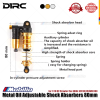 D1RC Metal Oil Adjustable Shock Absorbers 80mm Upgrade Part for 1/10 RC Crawler Car