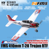 FMS 410mm T-28 Trojan RTF Easy to Fly Micro RC Plane for Beginners