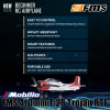 FMS 410mm T-28 Trojan RTF Easy to Fly Micro RC Plane for Beginners