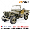 FMS RC Car 1/12 1941 MB Scaler Willys 2.4G 4WD RTR Crawler Military Truck Offroad Vehicle