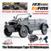 FMS ROC Hobby The Volkswagen Type 82 Kubelwagen 1:12 Scale RTR RC Car Crawler