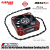 Surpass Hobby Rocket-RC 30/31/36/40/50mm Aluminum Cooling Fan V2 RED 28000/21000/16000/10000RPM for 1/8 1/10 1/12 RC Car 540/550/3650 Motor ESC