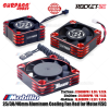 Surpass Hobby Rocket-RC 25 30 40 mm Aluminum Cooling Fan 32000RPM 28000RPM 16000RPM Red for Motor ESC Remote Control