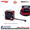 Surpass Hobby Rocket-RC 25 30 40 mm Aluminum Cooling Fan 32000RPM 28000RPM 16000RPM Red for Motor ESC Remote Control
