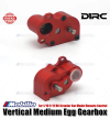 D1RC Vertical Medium Egg Gearbox for 1/10 1/12 RC Crawler Car Model Remote Control