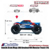 Arrma Granite Grom Mega 380 Brushed 4X4 Monster Truck 1/18 RTR RC Bashing #ARA2102