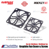 Surpass Hobby Rocket-RC Carbon Graphite Fan Cover & Screw Use for 30x30mm / 40x40mm RC Motor Electric Regulating Fan Protection Cover