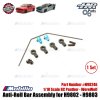 HNR Part #H98246 Anti-Roll Bar Assembly Set Sway Bar + Links for RC H9802 H9803 1/10 Panther WereWolf RC Car On-Road