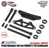 HNR Part #H98280 Front Bumper Set for H9804 1/10 FoxHound RC Rally Car